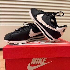 Nike Classic Black and White Cortez Shoes